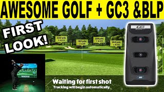 AWESOME GOLF SIMULATOR SOFTWARE  Foresight Sports GC3 amp Bushnell Launch Pro Review [upl. by Eelra]