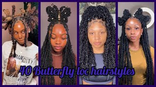 40 Amazing Butterfly Loc Hairstyles 🦋🦋 2023 Bobs amp Styles🦋🦋 [upl. by Veron312]