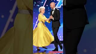 The grandmother and grandchild dance surprised the audience  America’s Got Talent Stage talent [upl. by Olpe]