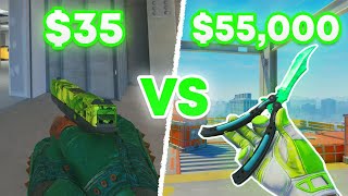 35 vs 55000 Green Loadout on CS2 [upl. by Reyem]