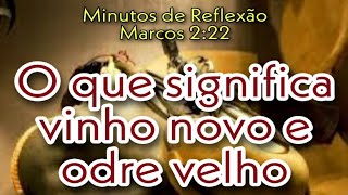 O que significa vinho novo e odre velho Minutos de Reflexão  Pastor Fernando Arrabal [upl. by Lynelle]