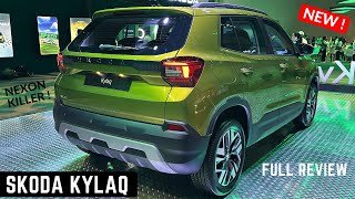 2025 Skoda Kylaq Premium SUV  Mileage Sunroof Features Interiors  Tata Nexon amp Brezza Rival [upl. by Reni]