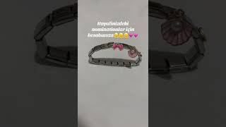 Bileklik Yalnızca 99 Tl charm hediye nomination shorts jewelry [upl. by Anpas]