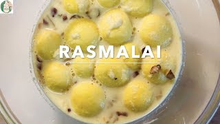 Ras malai  How to make Rosso Malai  Roshmolai  Sattvik Kitchen [upl. by Lorna]