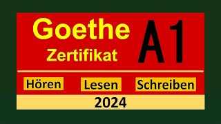 Start Deutsch A1 Hören Lesen und Schreiben modelltest 2024 mit Lösung am Ende  Vid  205 [upl. by Euv]