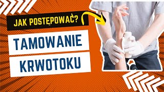 Tamowanie krwotoku pierwsza pomoc🚨 krwotok [upl. by Ettenyl]