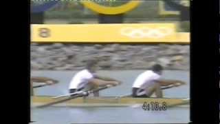 1988 Seoul Olympics rowing Mens 4 Final [upl. by Arim]