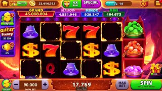 FİERY FORTUNE  BİG PASS Vegas Casino Slots Today™️ Machine Jackpot Big Bonus Android Gameplay [upl. by Teyugn542]