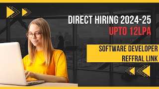 Direct Test Hiring  OFF Campus Drive For 2025  2024  2023 Batch Hiring  Latest Fresher Jobs [upl. by Qerat]