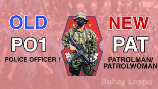 PNP NEW RANK CLASSIFICATION [upl. by Neehahs34]