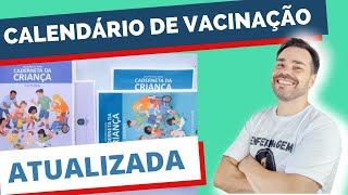 🚨 ATUALIZAÇÃO  Calendário de VACINAÇÃO da Criança  IMUNIZAÇÃO vacinal [upl. by Aker]