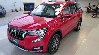 Mahindra XUV 700 Red Rage Color in 4K 60FPS  Exterior Interior Boot Space amp 3rd Row Space [upl. by Adnovay]