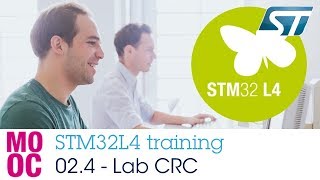 STM32L4 training 024 System and memories  Handson CRC unit [upl. by Ahsinrats550]