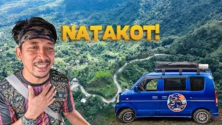 660cc Camper Van SURVIVING EXTREME UPHILL Mountains  Ambaguio Nueva Vizcaya [upl. by Anawal]