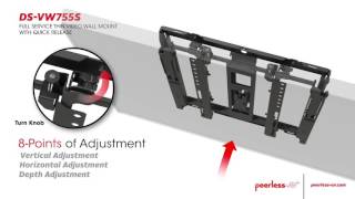 Peerless AV DS VW755S Video Wall Mount [upl. by Worth164]