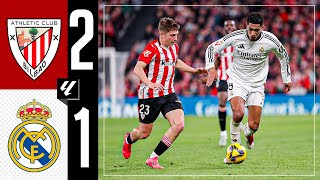 HIGHLIGHTS  Athletic 21 Real Madrid  LaLiga 202425 [upl. by Gemmell]