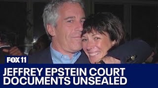 Jeffrey Epstein court documents unsealed [upl. by Hussar887]