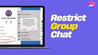 How To Restrict Group Chat In Messenger 2024 UPDATED [upl. by Sauder]