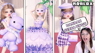 Challenge Serba Ungu Di Dress To Impress  Roblox Indonesia [upl. by Lamoureux84]