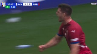 Luka Jovic Goal Amaizing Slovenia vs Serbia 11 Goals and Highlights  UEFA EURO2024 [upl. by Meletius]