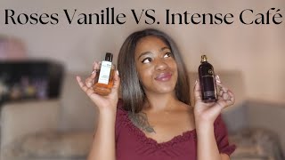 ☕️ Intense Cafe By Montale VS Roses Vanille By Mancera 🌹Fragrance Review  Wear Test Results [upl. by Aicilanna]