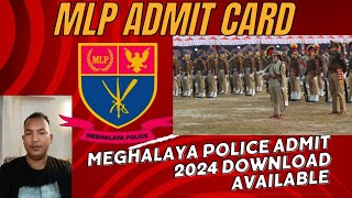 MEGHALAYA POLICE RECRUITMENT PET ADMIT CARD DOWNLOAD KANA MANENGJOK ARO BANGGIJA TALATANIRANG [upl. by Mukul]