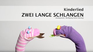 Kinderlied Schlangenlied Kindergarten zwei lange Schlangen  zwei kleine Schlangen [upl. by Neleh988]