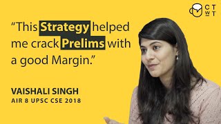 The Strategy that helped IAS Vaishali Singh crack UPSC CSE prelims with good margin [upl. by Munafo]