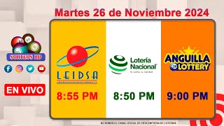 Lotería Nacional LEIDSA y Anguilla Lottery en Vivo 📺│Martes 26 de Noviembre 2024 855 PM [upl. by Jenifer421]