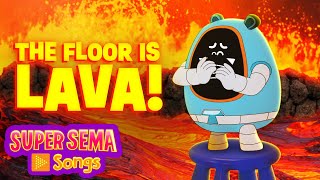 The Floor is Lava Song  Simple Songs for Kids [upl. by Ursal]