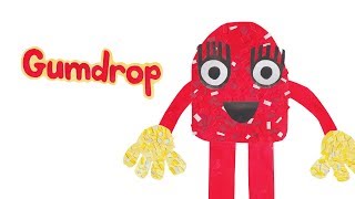 Gumdrop Song  Song Lyrics The CrewCuts Happy Dancing Gumdrop [upl. by Kealey835]