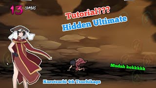 TUTORIAL Hidden Ultimate Kurotsuchi 4th Tsuchikage Mugen Android BVN  Bleach VS Naruto 33 [upl. by Wira]