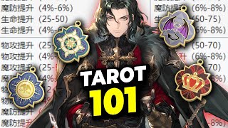 SECRET STATS Tarot Card System Explained — Sword of Convallaria [upl. by Nee]