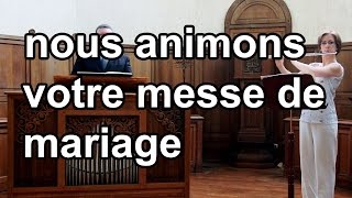 Quil est formidable daimer  Animation cérémonie de mariage musique amp chant [upl. by Hayidan]