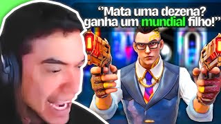 TENTOU INTIMIDAR O FNX NO VALORANT TENTE NÃO RIR COM FNX I VALORANT CLIPS [upl. by Rici]