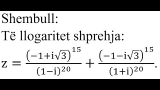 Detyra 72  Matematikë Veprimet me numra kompleks në formë trigonometrike [upl. by Divadleahcim]