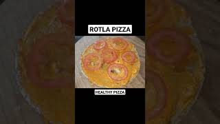 Bajri na rotla pizza healthypizza instant shorts rotlapizza gujaratirasoi pizzarecipe rotla [upl. by Utica]