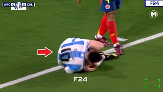 MESSI RUEDA hasta dentro del AREA  ¿ERA PENAL ARGENTINA COLOMBIA hoy [upl. by Gonyea]