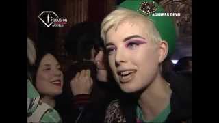 fashiontv  FTVcom  Models Talk AGYNESS Deyn FW 07 08 [upl. by Eeznyl]