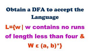 DFA to accept the string number of as and bs [upl. by Aihsal752]