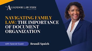 Navigating Family Law The Importance of Document Organization [upl. by Eniamsaj]