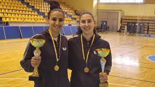 Marya Yovkova Kalina Hristova Bul  Besek Réka Radmila Tominjak Serbia Final Balkan Table Tennis [upl. by Yerffoej]