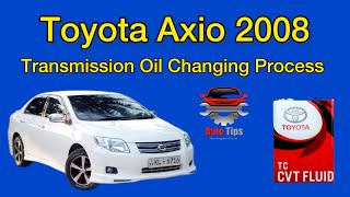 How To Change CVT Transmission Fluid Toyota Axio 2008 mechanic civiclovers engine automobile [upl. by Aitram]