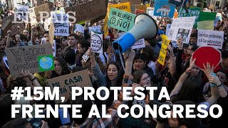 15M Manifestación por el clima frente al Congreso [upl. by Mannuela]