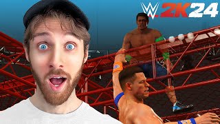 HO MESSO TUTTI I JOHN CENA DI WWE2K24 IN UN HELL IN A CELL [upl. by Popper836]