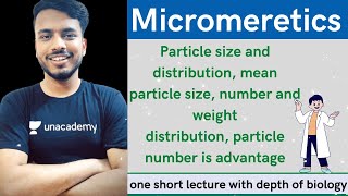 micromeretics  Particles size and Distribution  mean particle size number and weight distribution [upl. by Naesed38]