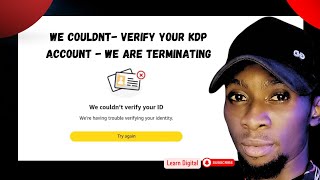 We couldnt Verify Your KDP account  ID Verification Solution [upl. by Noek]