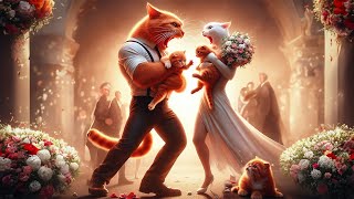 Cat Couple’s Endless Fight…💔  Cat story 🥺🐱 catlover cats catvideos 😥 [upl. by Eberto]