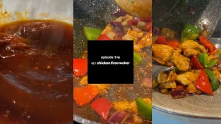 wok from home episode 5  chicken firecracker curry 🌶️ [upl. by Siana850]