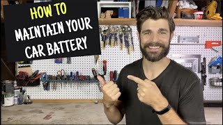 How to Maintain a Car Battery Using a Slow Trickle Charger [upl. by Einnalem122]